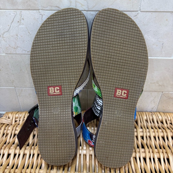 BC Footwear “I Used To Be a Rice Bag” Colorful Ladies’ Vegan Sandals, 7, EUC - Picture 4 of 10